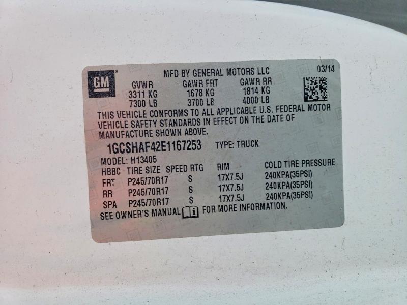 2014 Chevrolet Express 1500 Cargo Utility / Service van