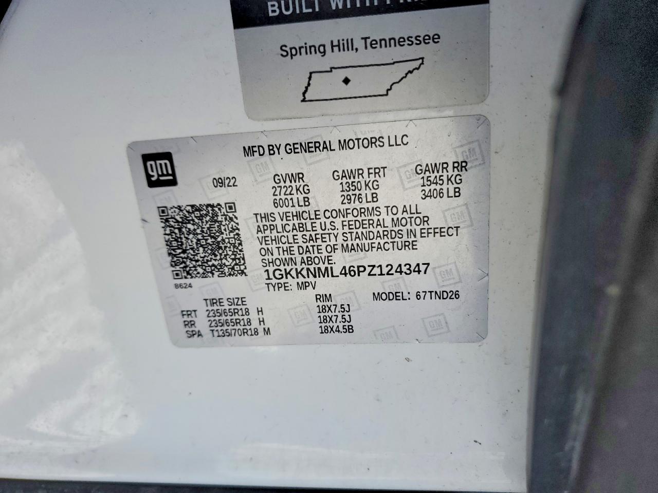 2023 GMC Acadia slt