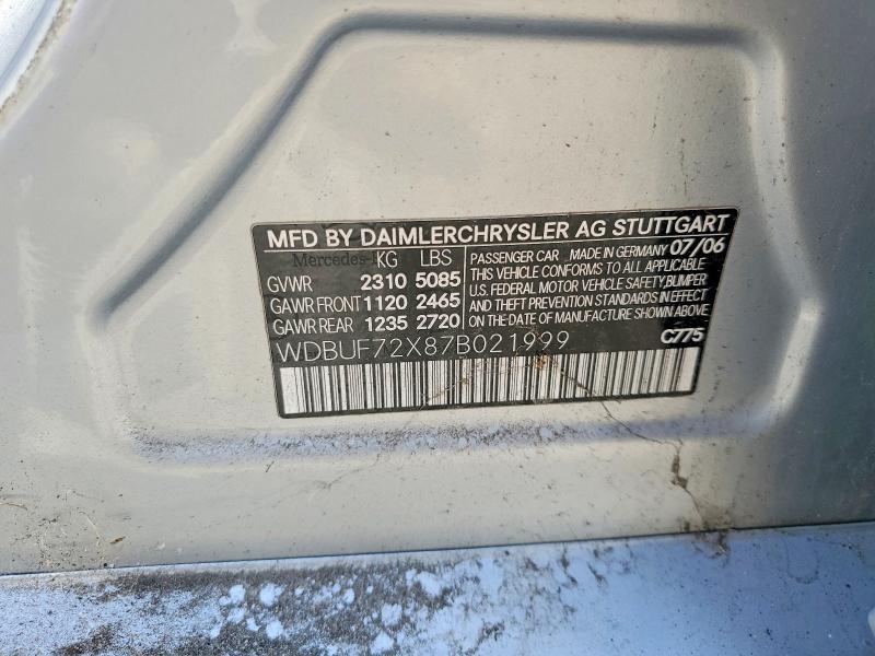 2007 Mercedes-Benz E 550