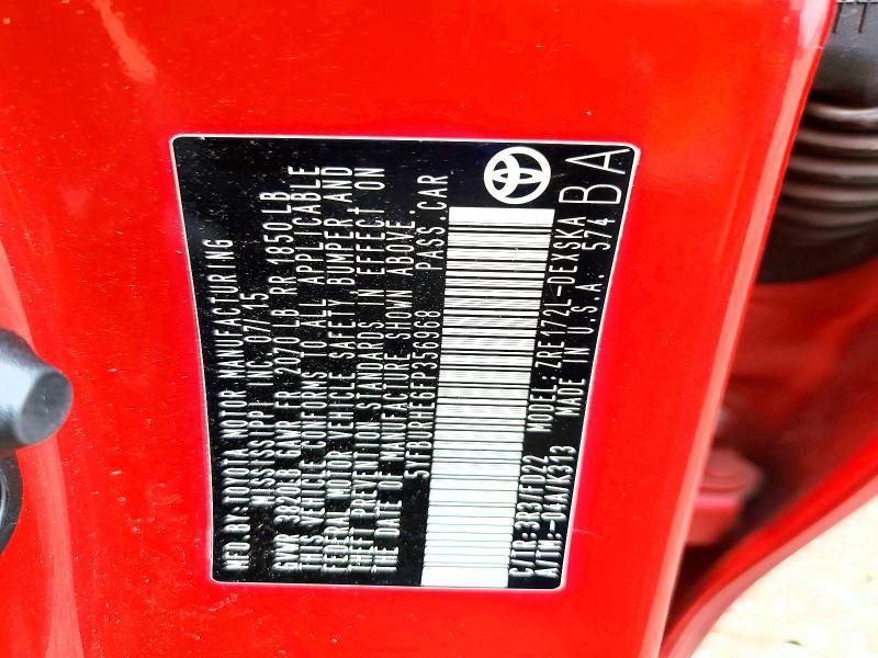 2015 Toyota Corolla l