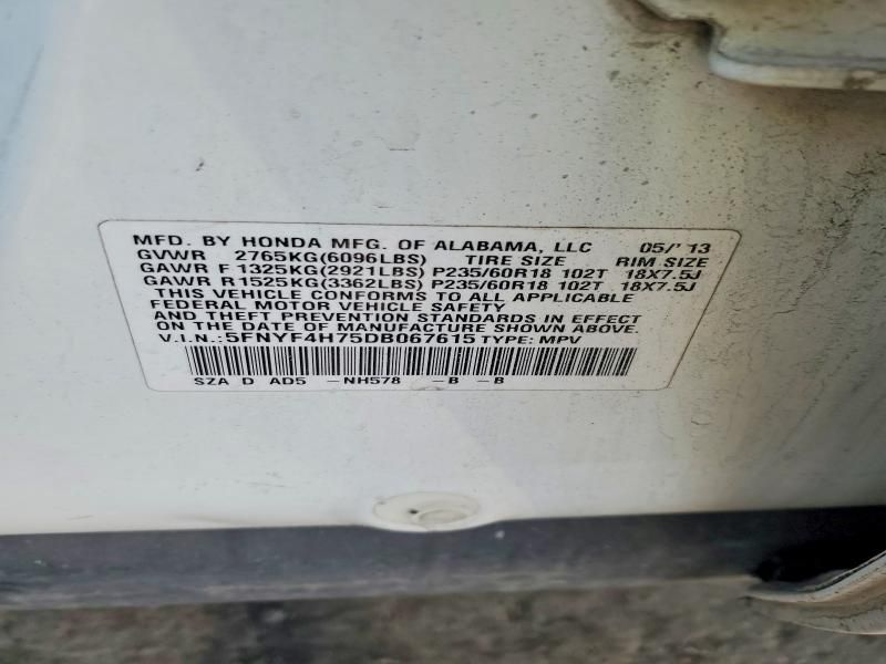 2013 Honda Pilot Exln