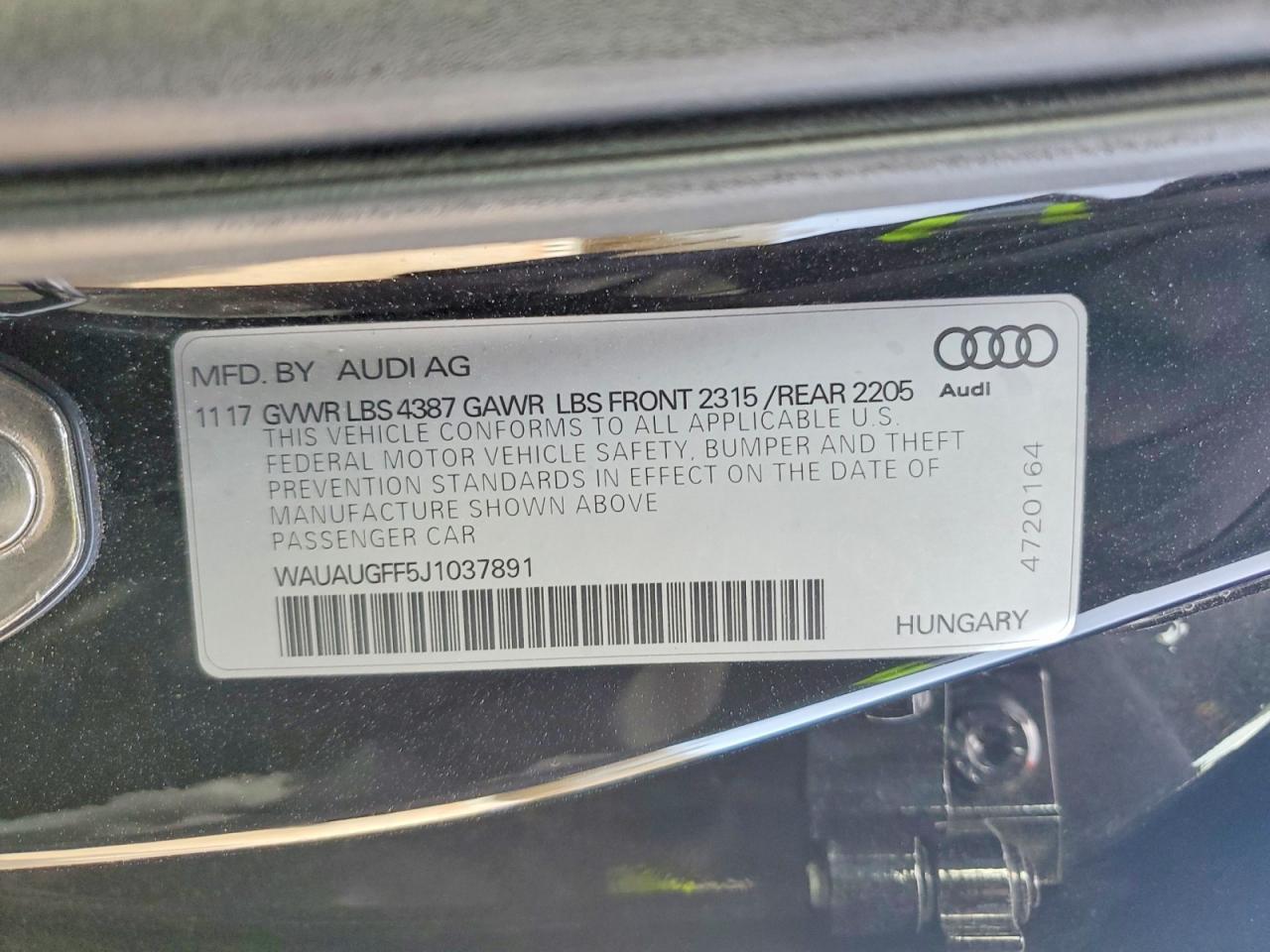 2018 Audi A3 Premium