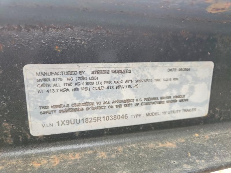 2024 Xtreme 18' Utility Trailer