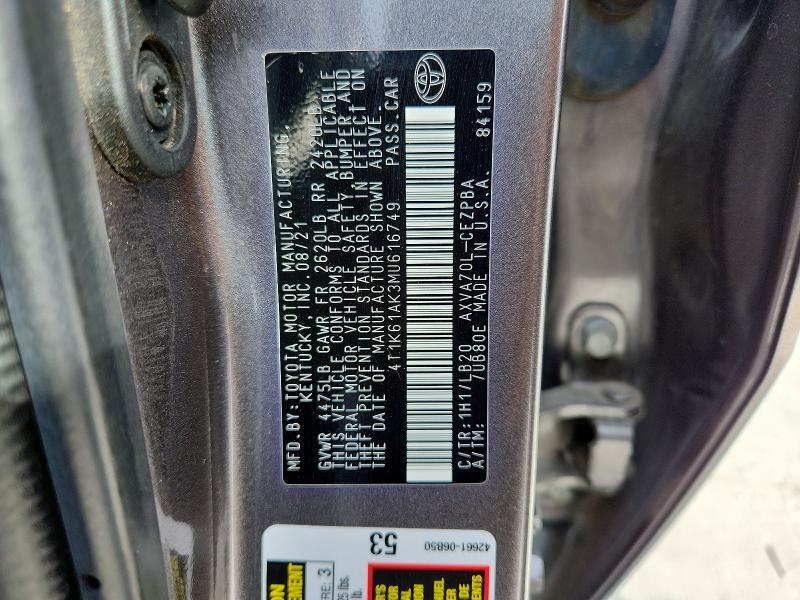 2021 Toyota Camry xse