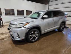 Toyota salvage cars for sale: 2018 Toyota Highlander