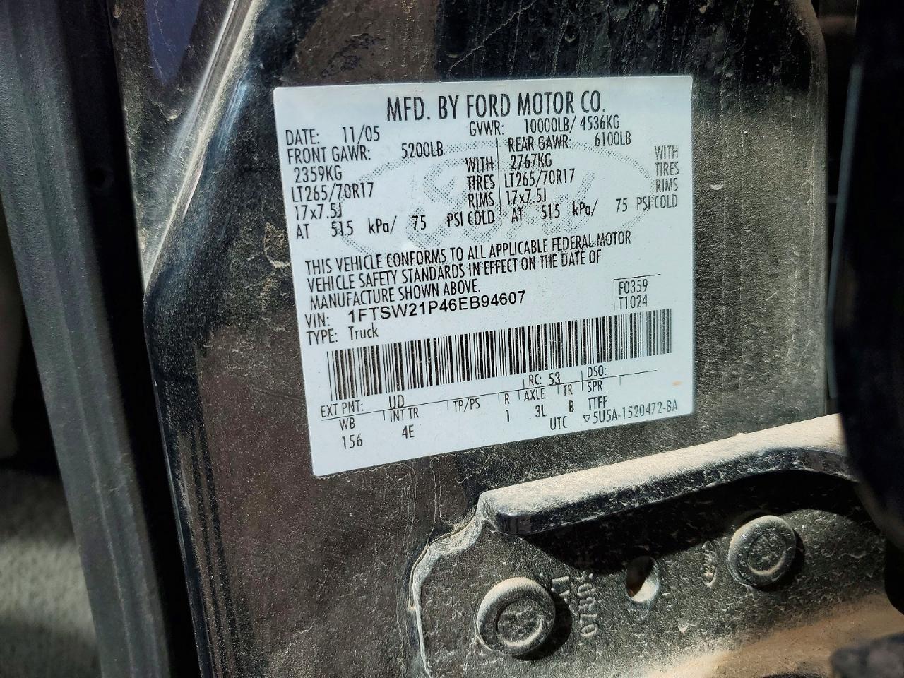 2006 Ford F250 Super Duty