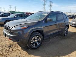 Jeep salvage cars for sale: 2015 Jeep Cherokee Trailhawk
