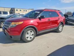 Salvage cars for sale from Copart Wilmer, TX: 2013 Ford Explorer