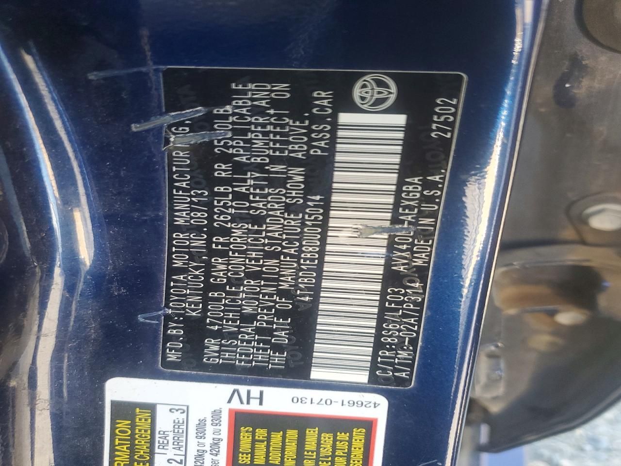 2013 Toyota Avalon Hybrid