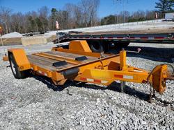 Salvage trucks for sale at Loganville, GA auction: 2014 Brookside 2014 Moran Welding INC SLT 121-6KE Tilt Deck Equip