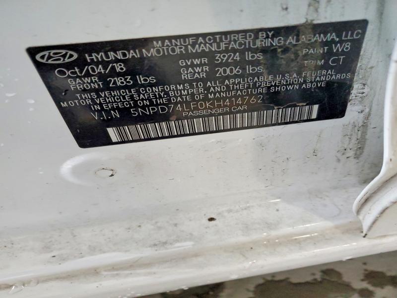 2019 Hyundai Elantra se