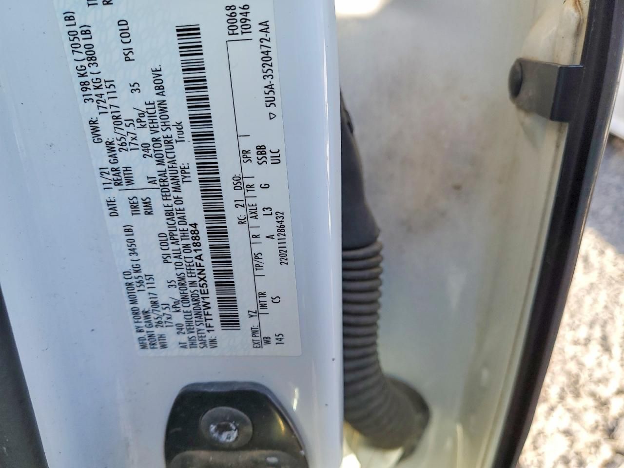 2022 Ford F150 Supercrew