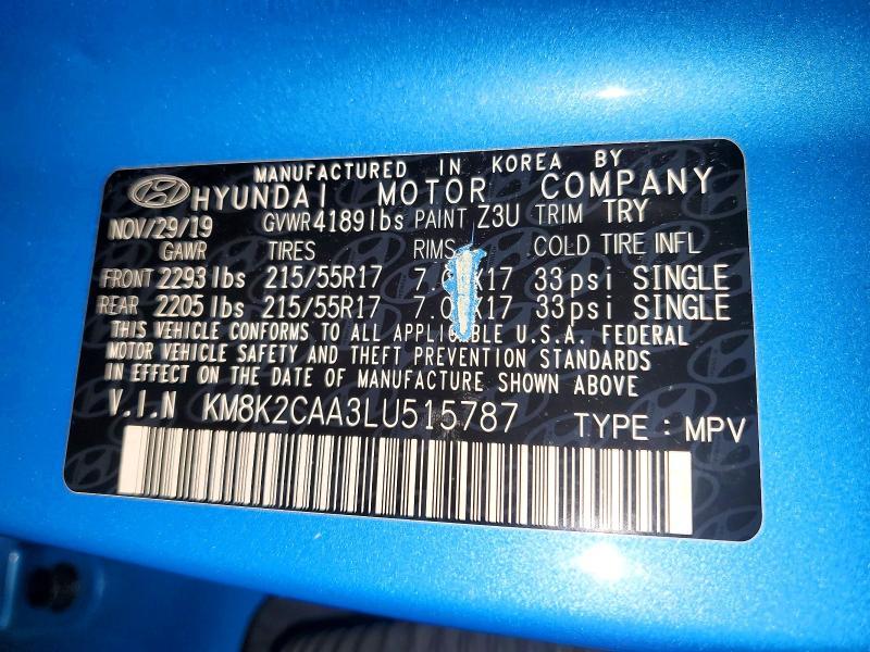 2020 Hyundai Kona sel