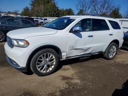 Dodge salvage cars for sale: 2014 Dodge Durango Citadel