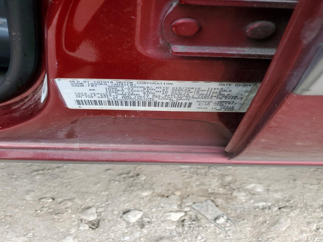 2004 Toyota Rav4 Base