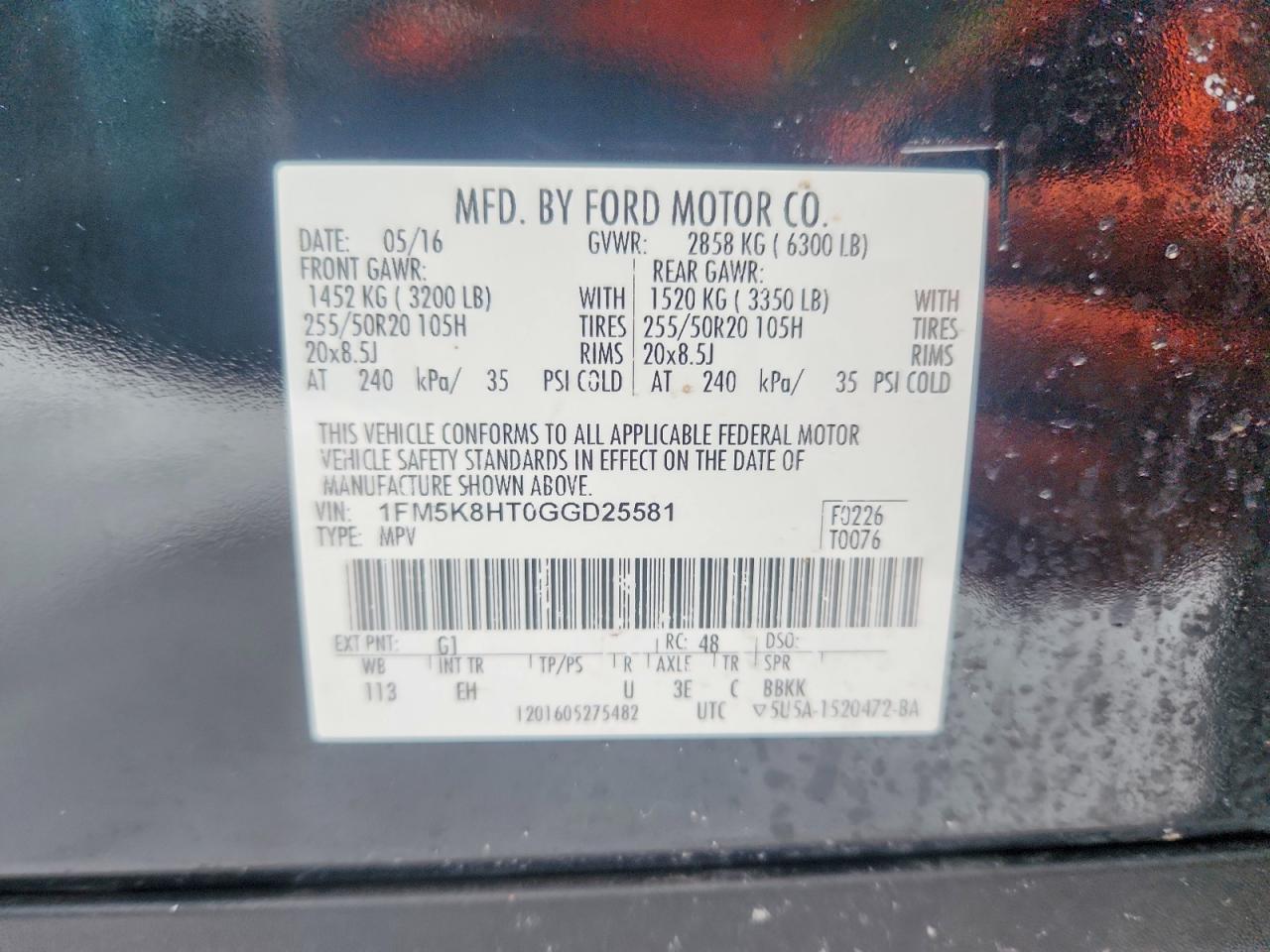 2016 Ford Explorer Platinum