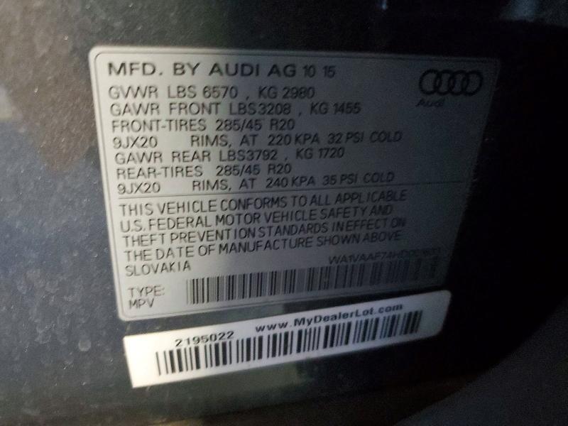 2017 Audi Q7 Prestige