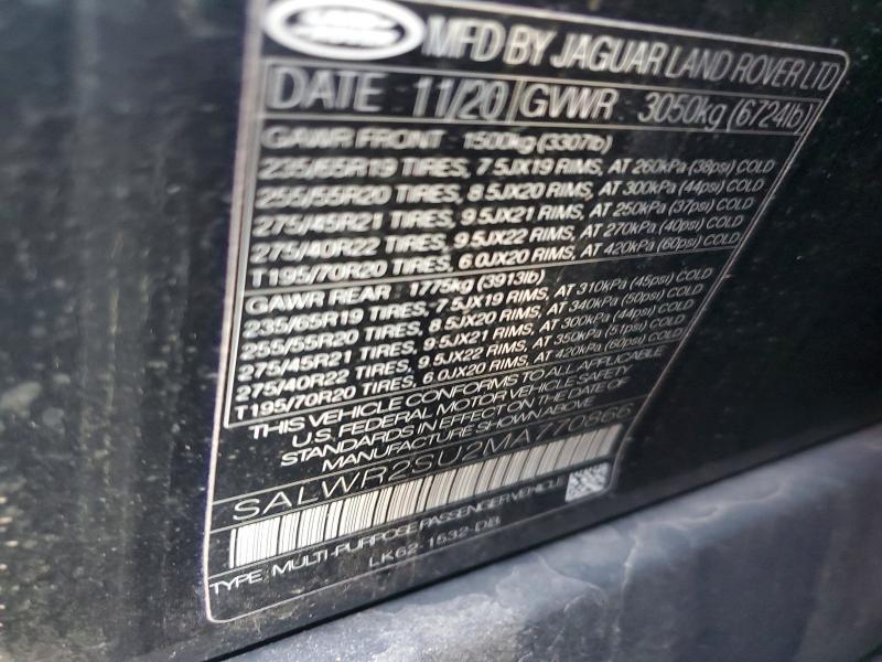 2021 Land Rover Range Rover Sport hse Silver Edition