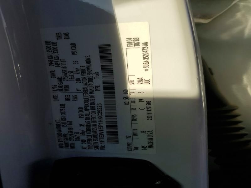 2017 Ford F150 Supercrew