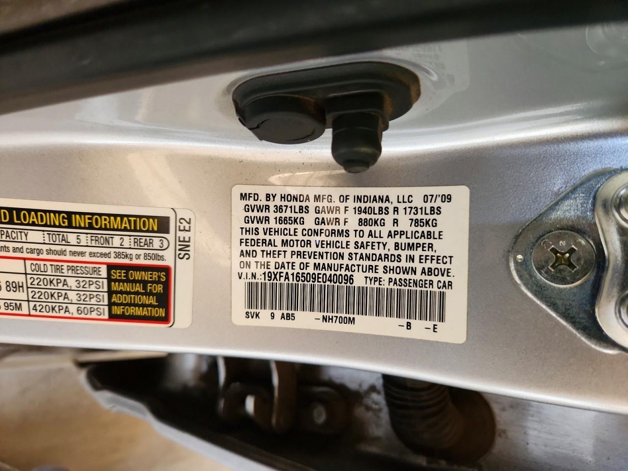 2009 Honda Civic lx