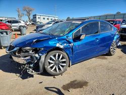 Salvage cars for sale from Copart Albuquerque, NM: 2015 Honda Civic exl