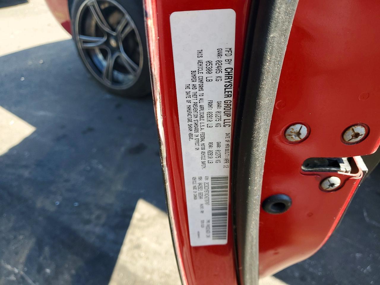 2012 Dodge Challenger r