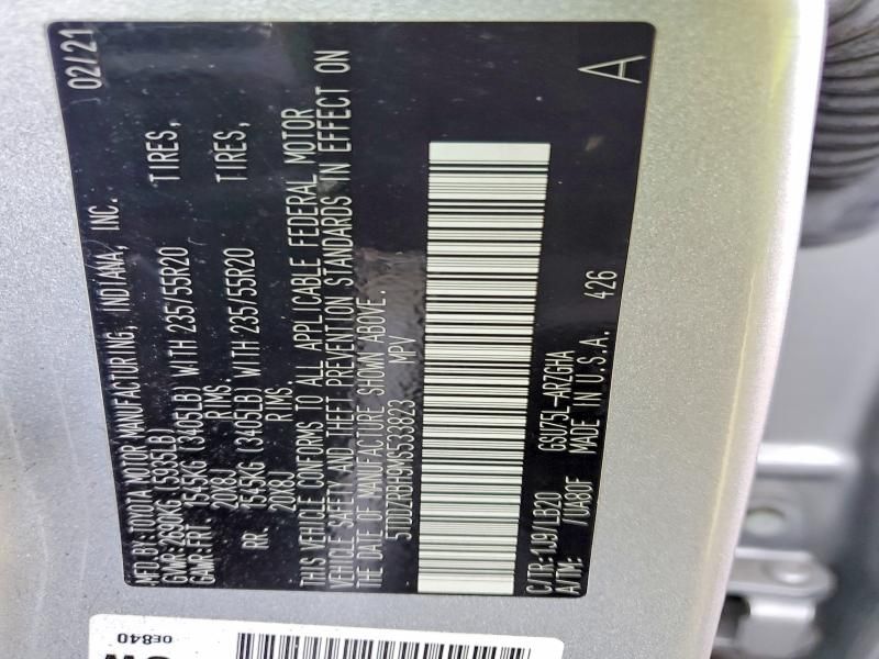 2021 Toyota Highlander Limited