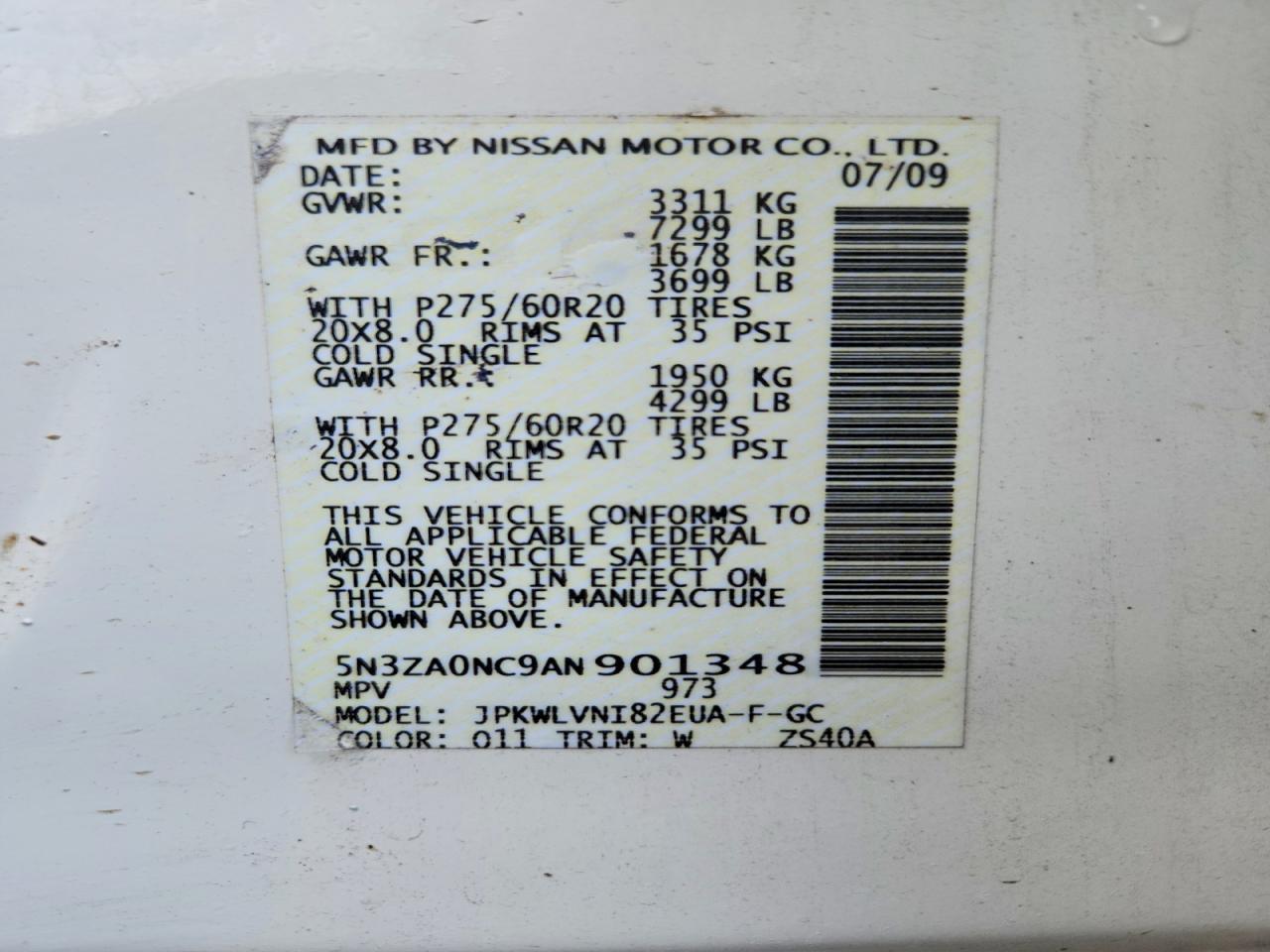 2010 Infinity Qx56