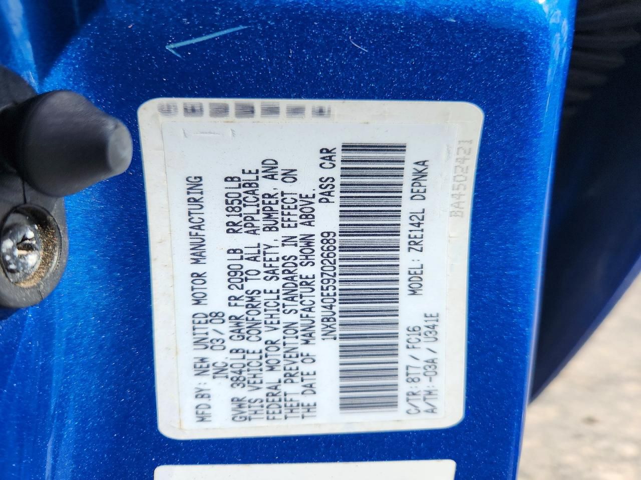 2009 Toyota Corolla Base