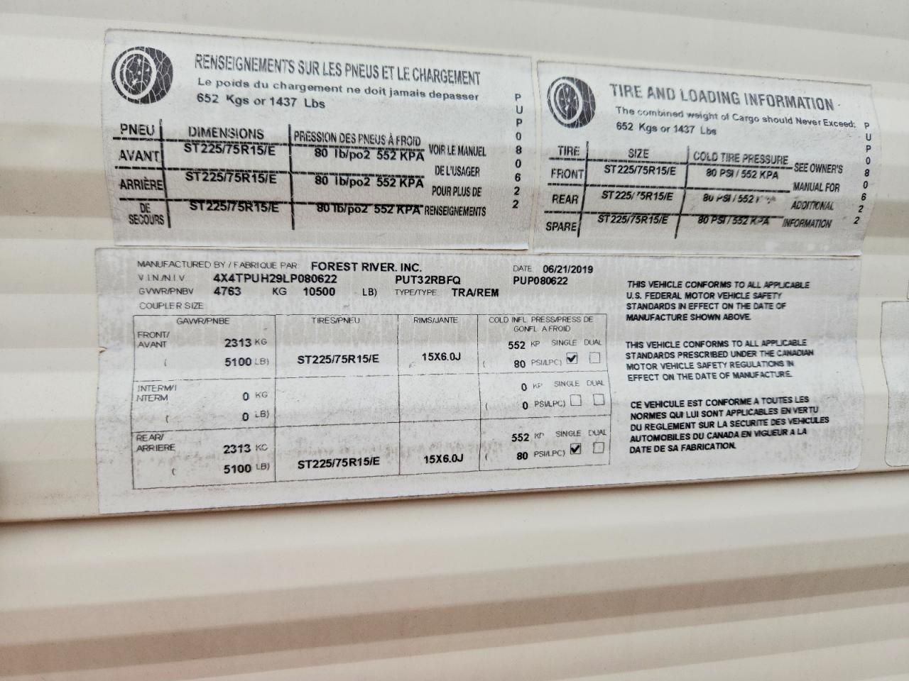 2020 Wildwood 2020 Forest River Puma Camper