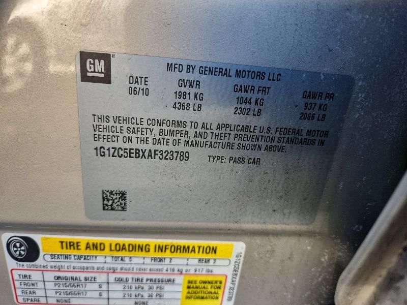 2010 Chevrolet Malibu 1LT