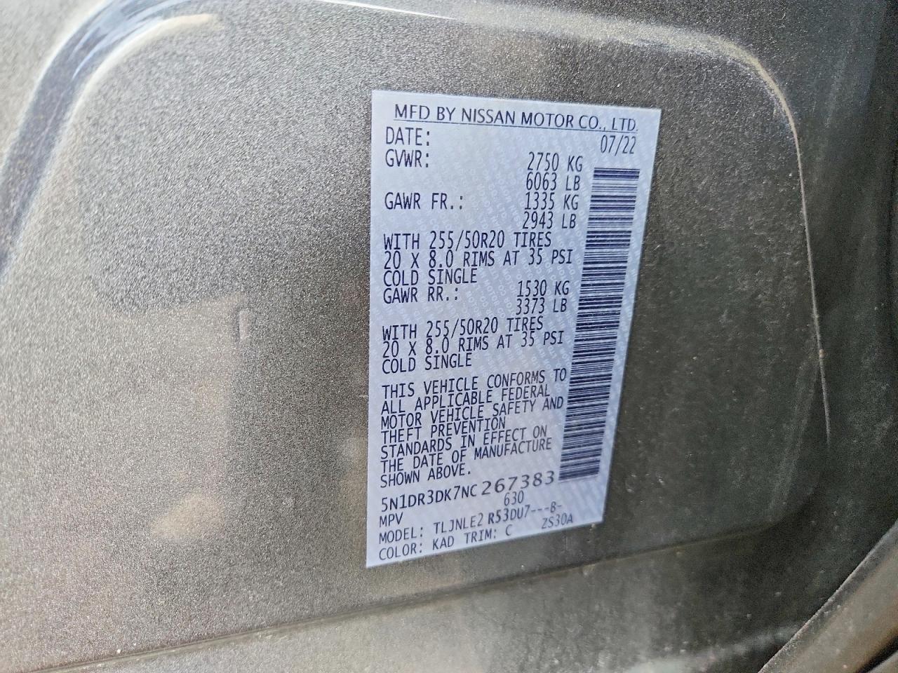 2022 Nissan Pathfinder Platinum