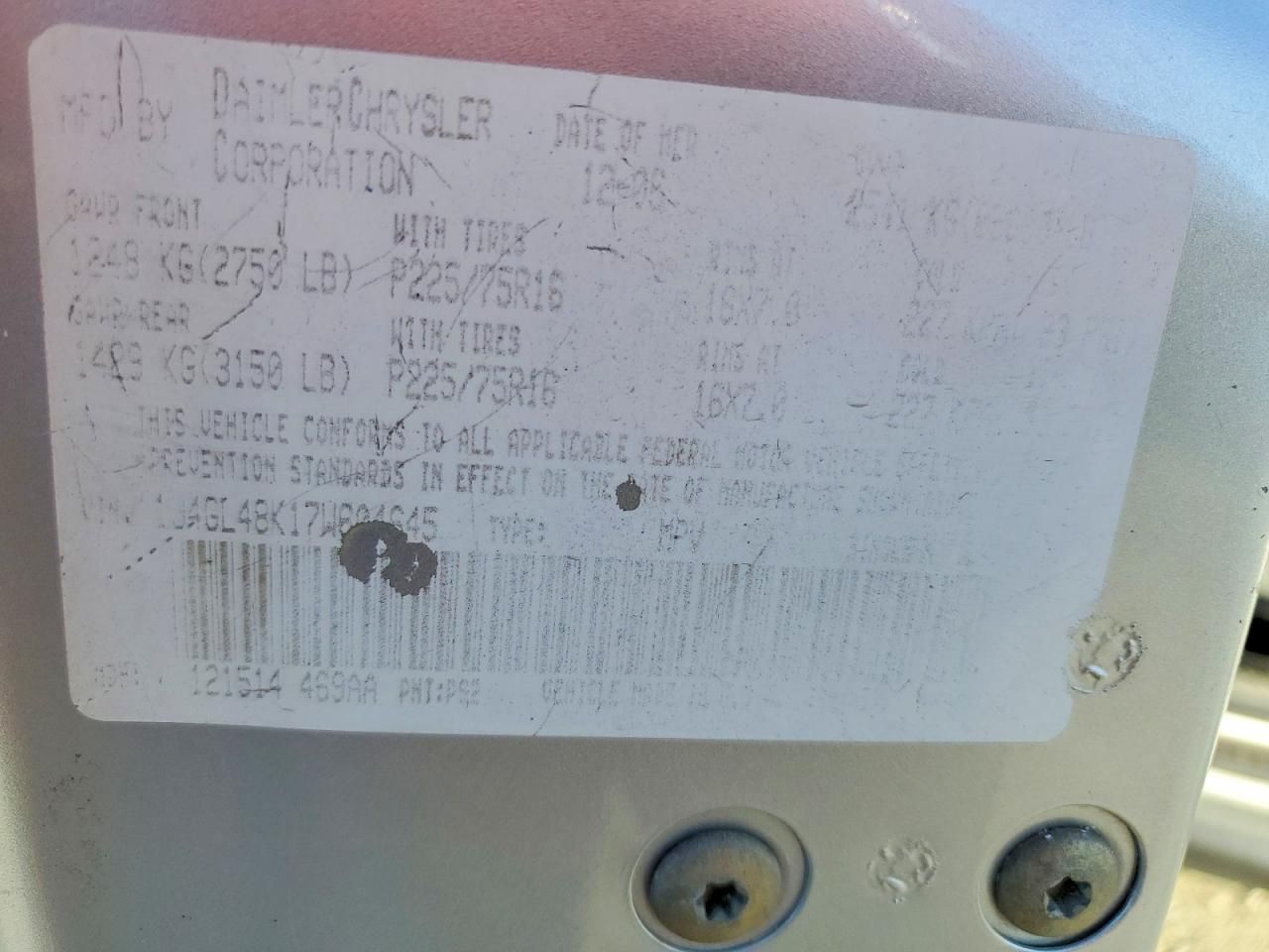 2007 Jeep Liberty Sport