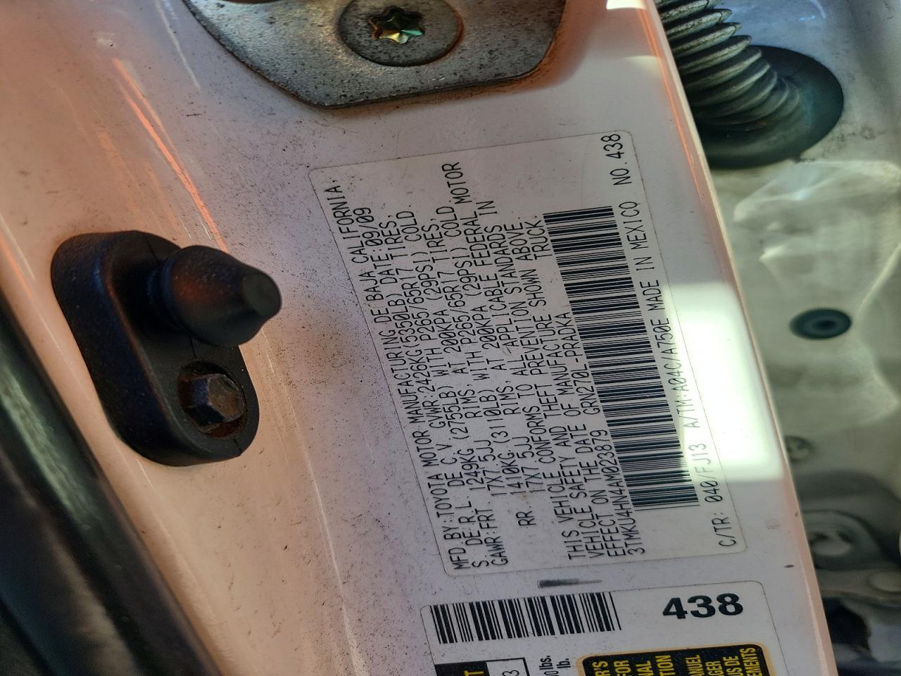 2010 Toyota Tacoma Prerunner V6