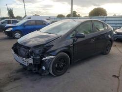 Toyota Prius salvage cars for sale: 2015 Toyota Prius Four
