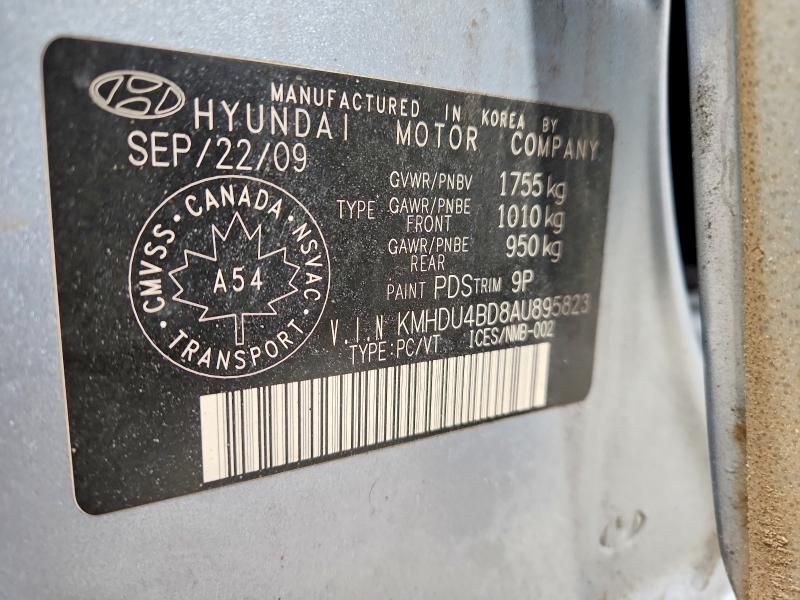 2010 Hyundai Elantra Blue