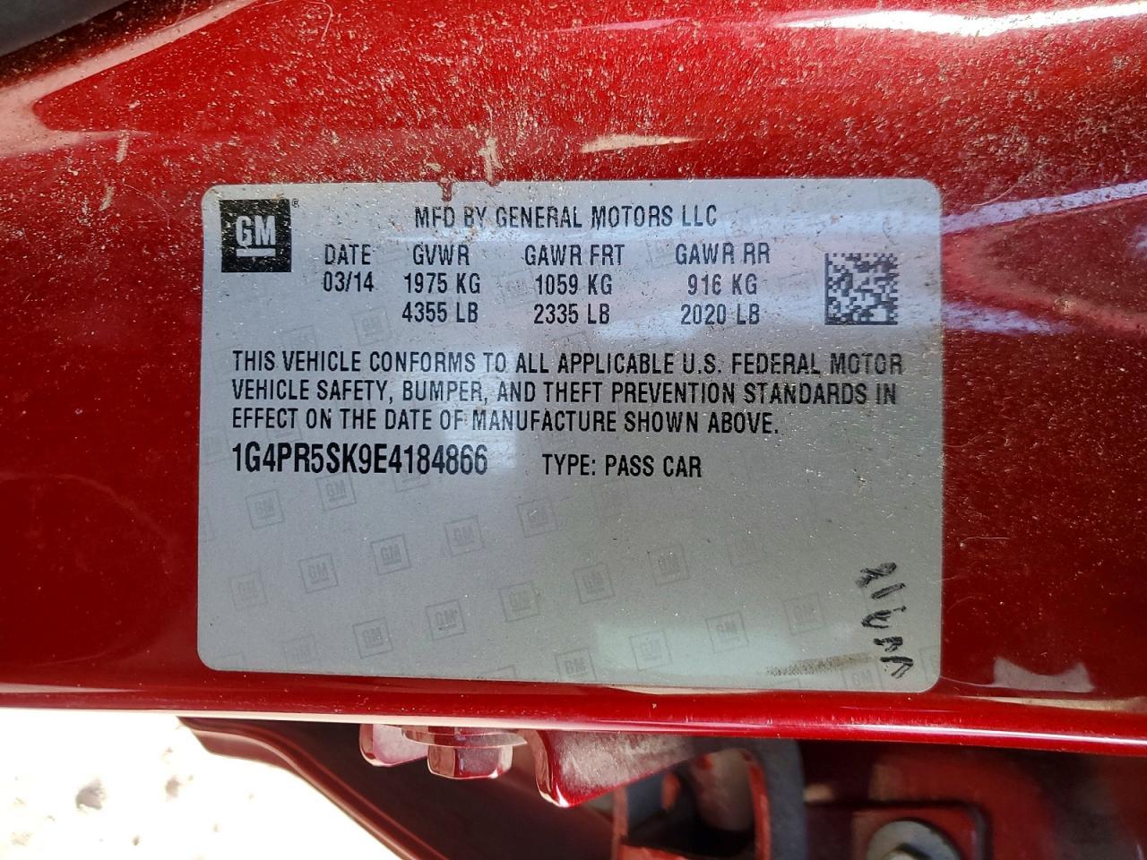 2014 Buick Verano Convenience