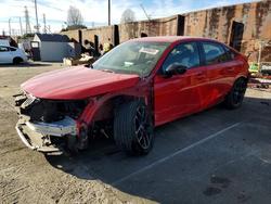 Honda salvage cars for sale: 2025 Honda Civic Sport