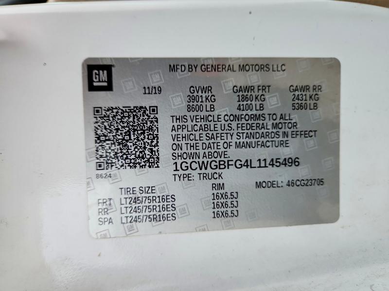 2020 Chevrolet Express G2500