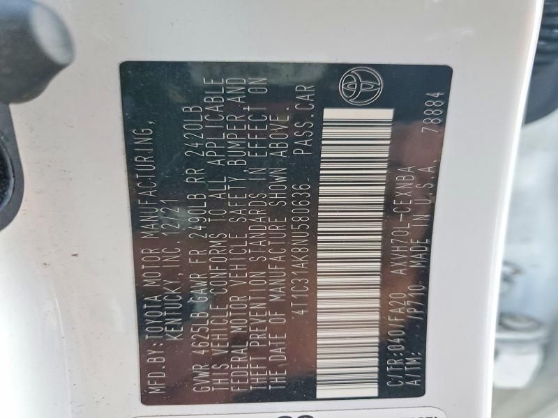 2022 Toyota Camry le