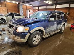 Ford Explorer salvage cars for sale: 2007 Ford Explorer Eddie Bauer