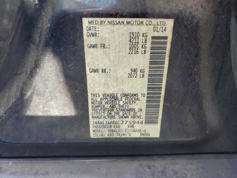 2014 Nissan Altima 2.5 s