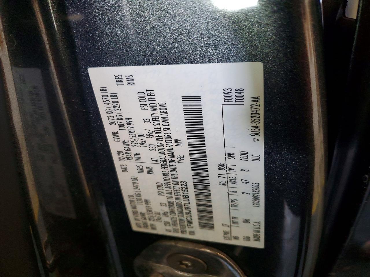 2020 Ford Escape Titanium