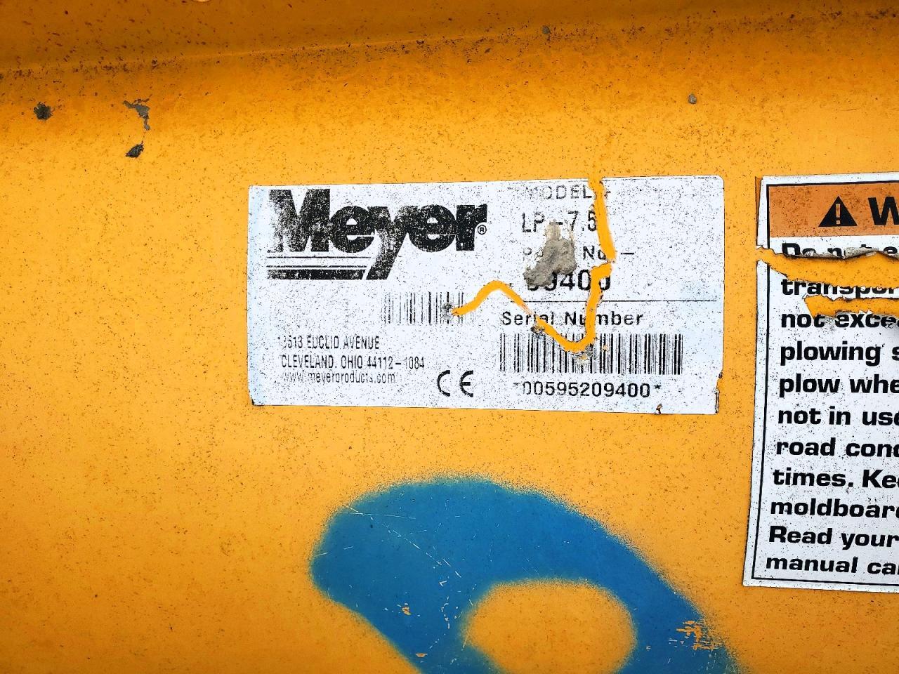 2015 Meyer Plow