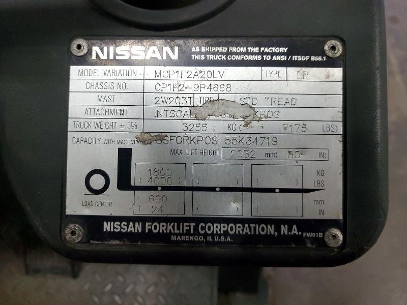 2012 Nissan Forklift