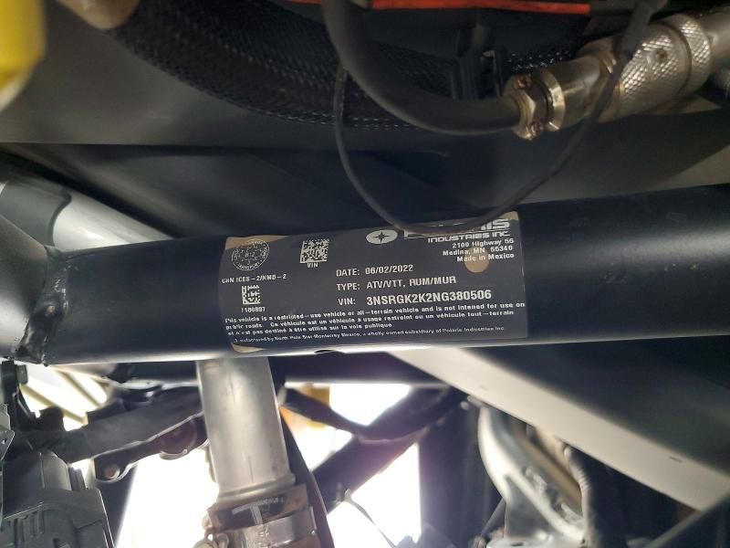 2022 Polaris RZR Utility Vehicle