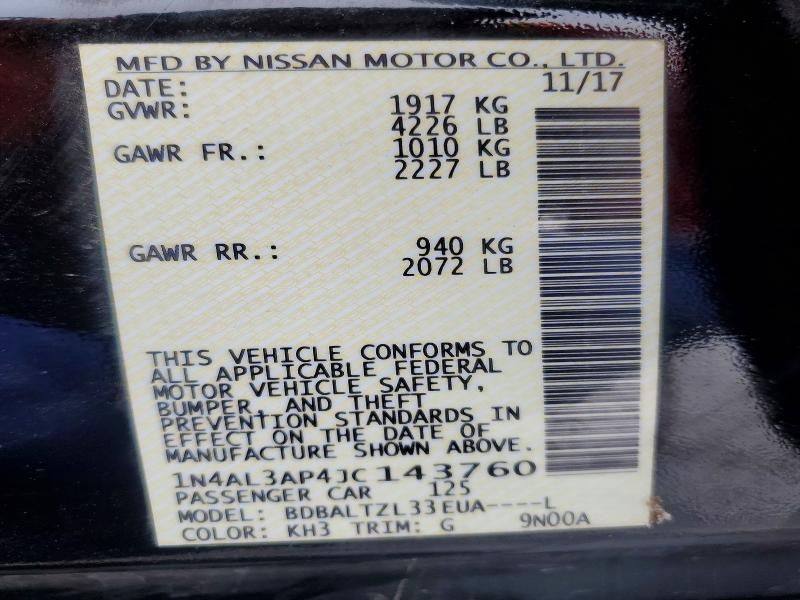 2018 Nissan Altima 2.5