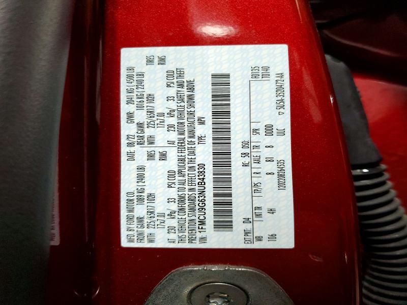 2022 Ford Escape se