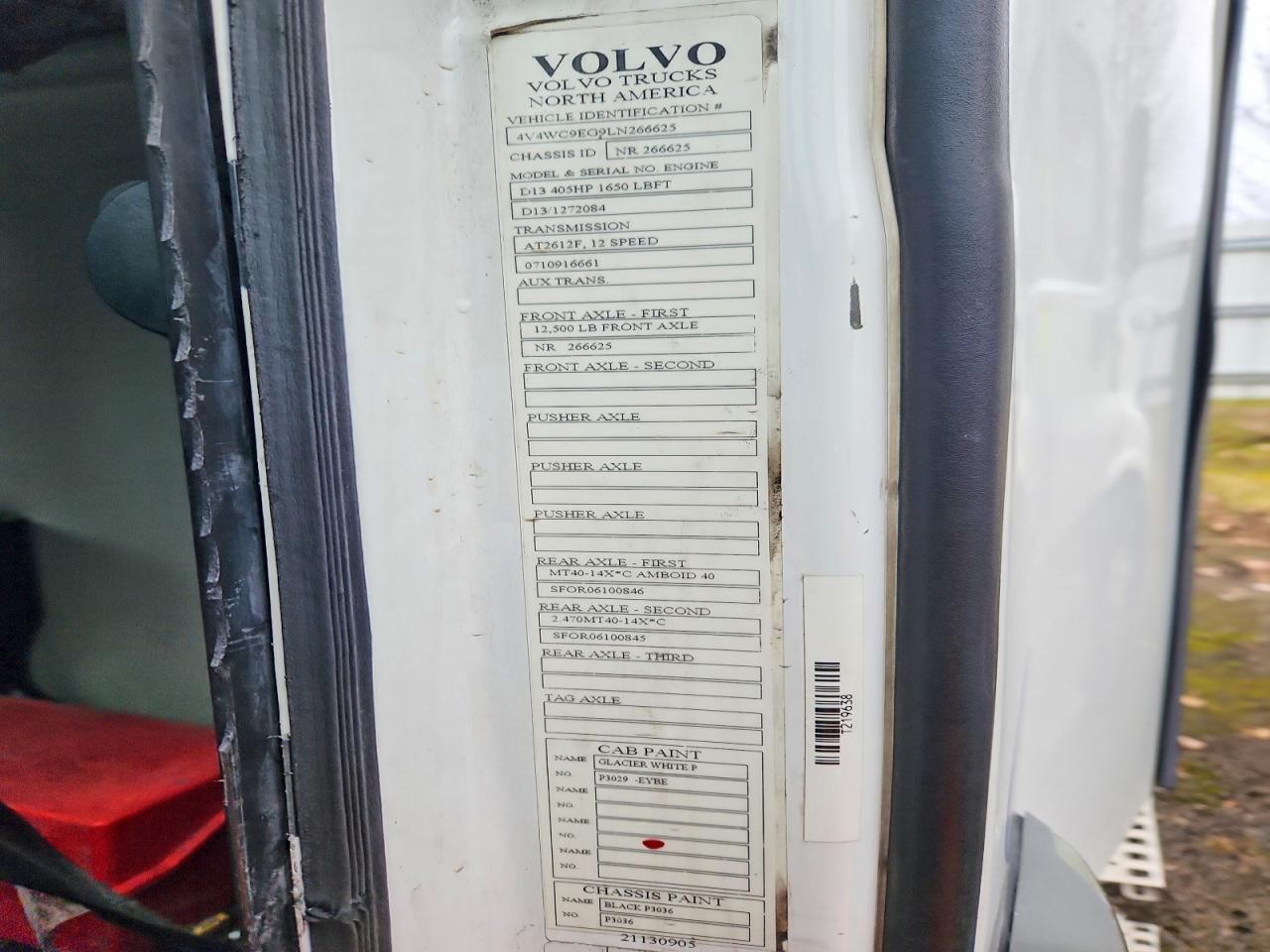 2020 Volvo VNR Semi Truck