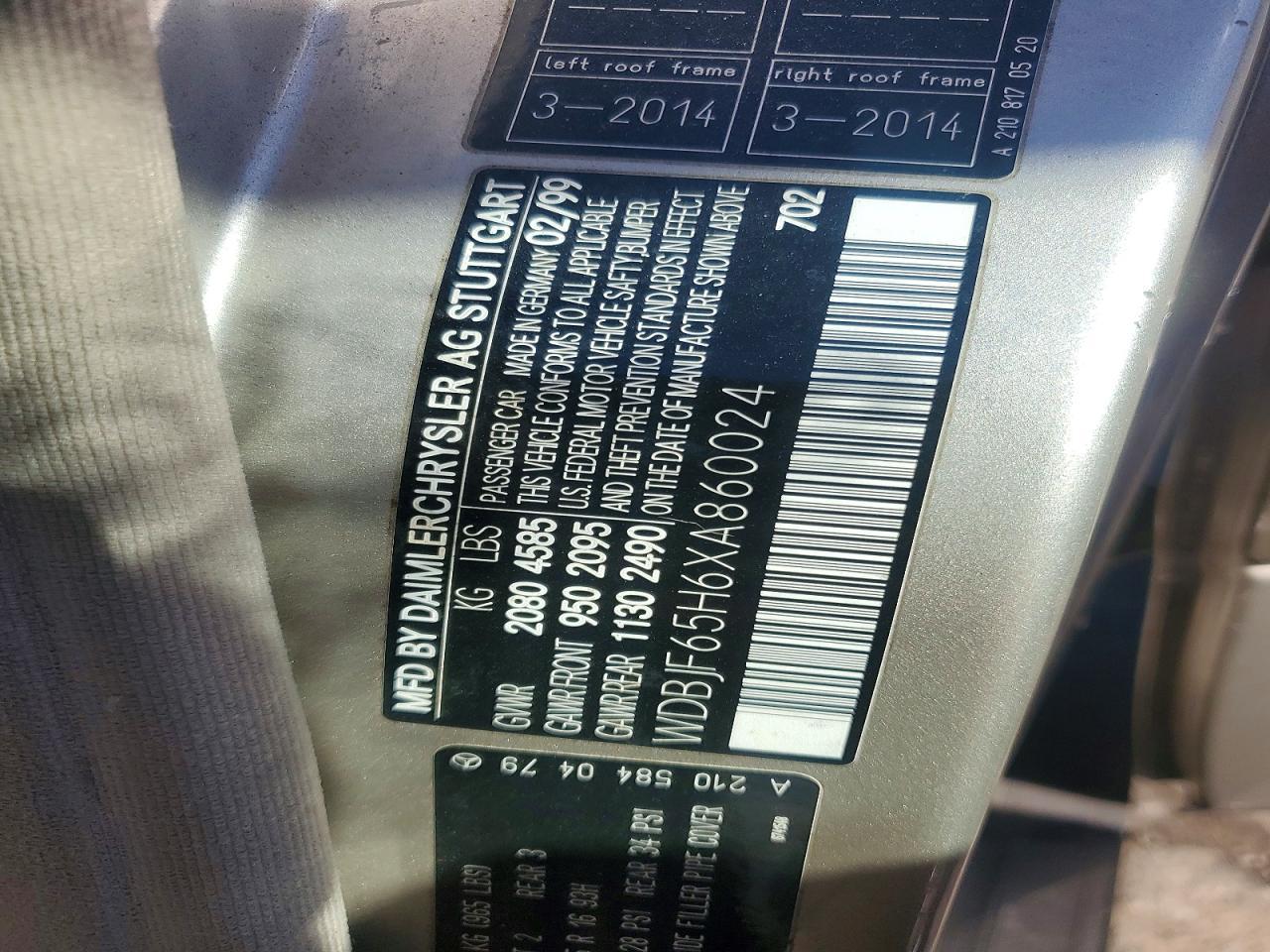 1999 Mercedes-Benz E 320